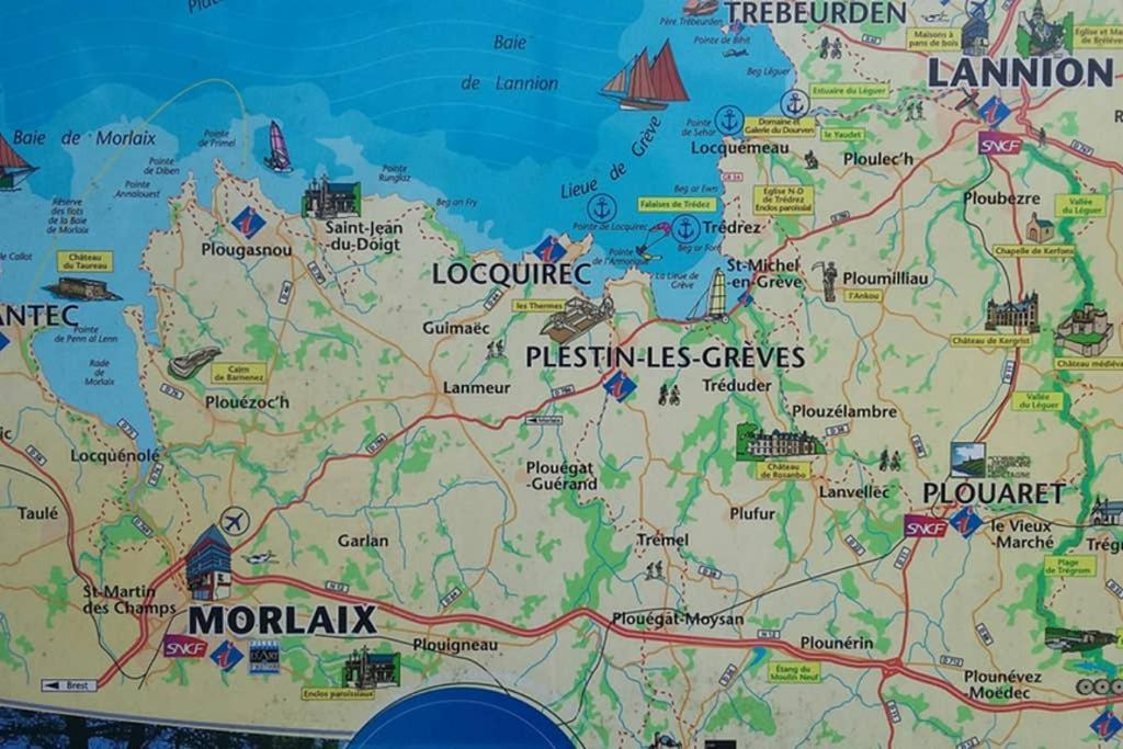 Gite 3 Personnes, Possibilite Table D'Hotes Le Soir Treduder Exterior foto